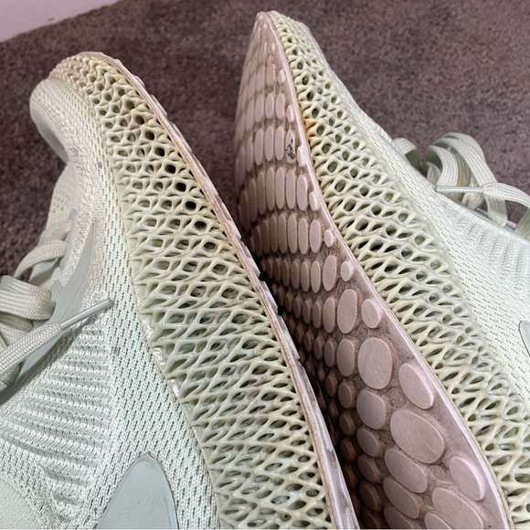 adidas Alphaedge 4D Parley White Aero Green Men’s Size 12 Fair Staining main image 10